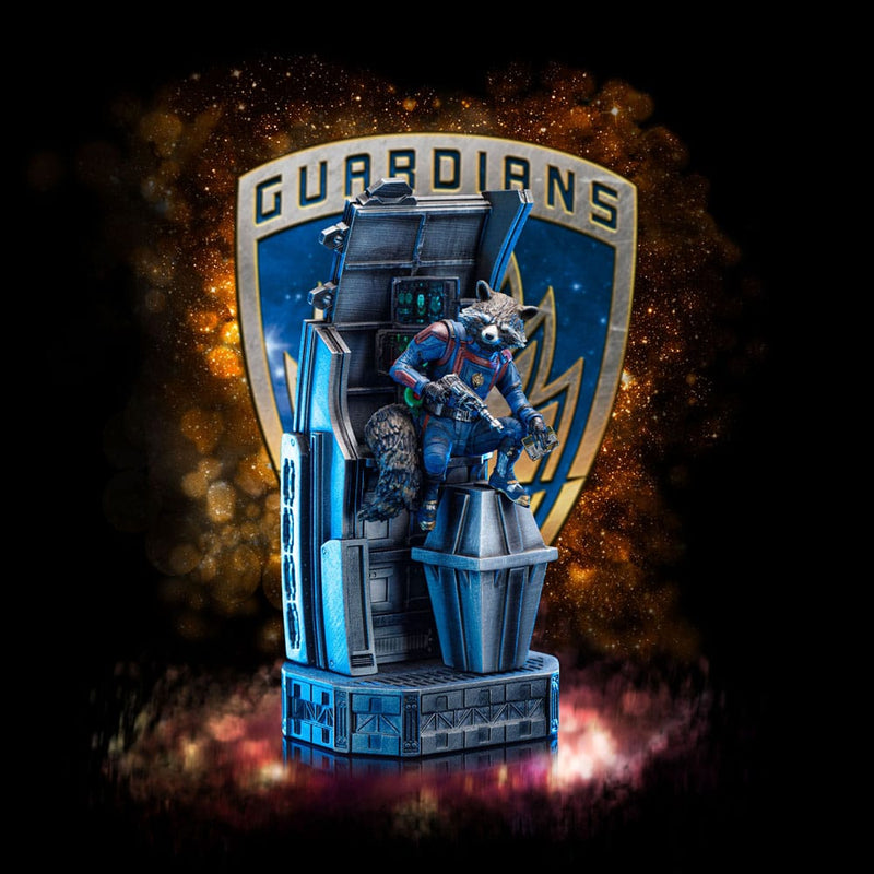 Iron Studios Marvel Estatua 1/10 Art Scale Guardians of the Galaxy Vol. 3 Rocket Racoon 20 cm