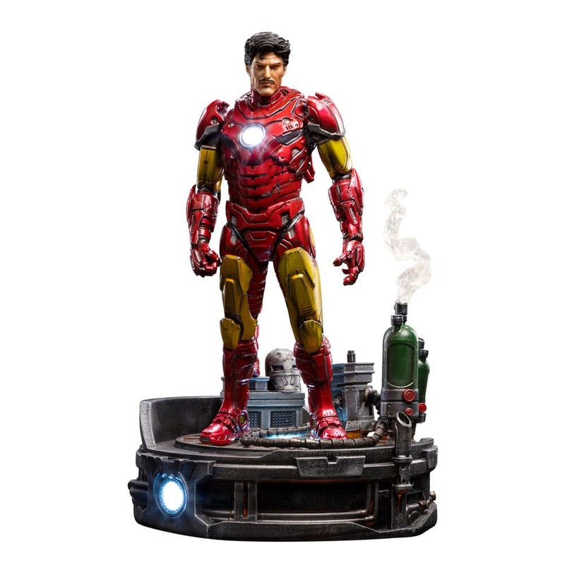 Iron Studios Marvel Estatua 1/10 Deluxe Art Scale Iron Man Unleashed 23 cm