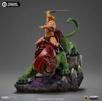 Iron Studios Masters of the Universe Estatua 1/10 Deluxe Art Scale He-man and Battle Cat 31 cm