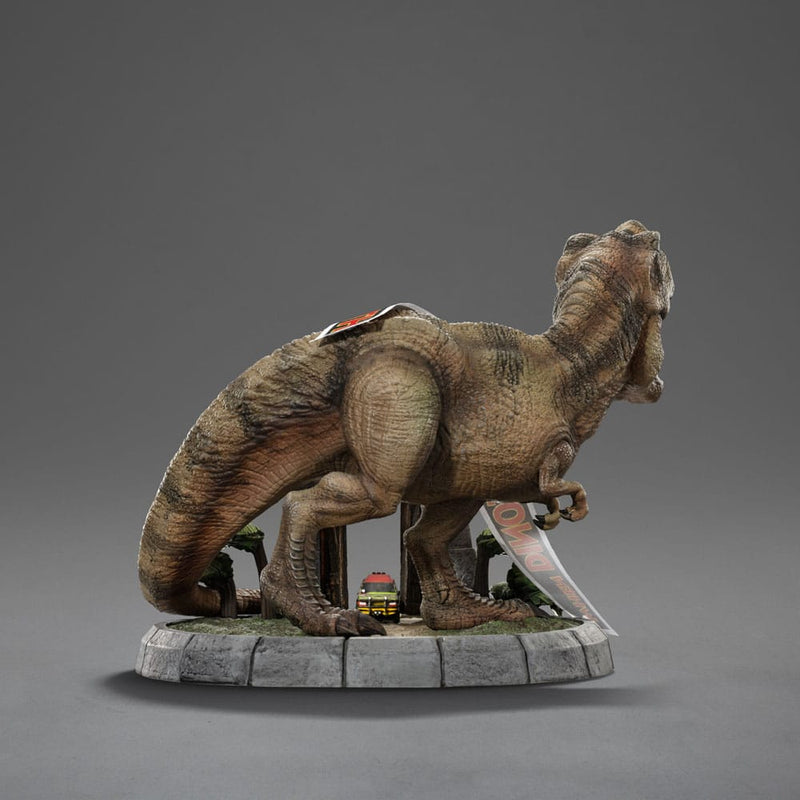 Iron Studios Jurassic Park Minifigura Mini Co. PVC T-Rex Illusion Deluxe 15 cm