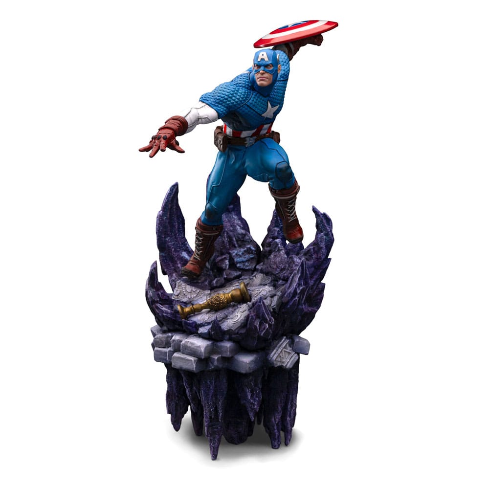 Iron Studios Marvel Estatua 1/10 Deluxe BDS Art Scale Captain America 34 cm