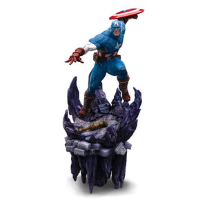 Iron Studios Marvel Estatua 1/10 Deluxe BDS Art Scale Captain America 34 cm
