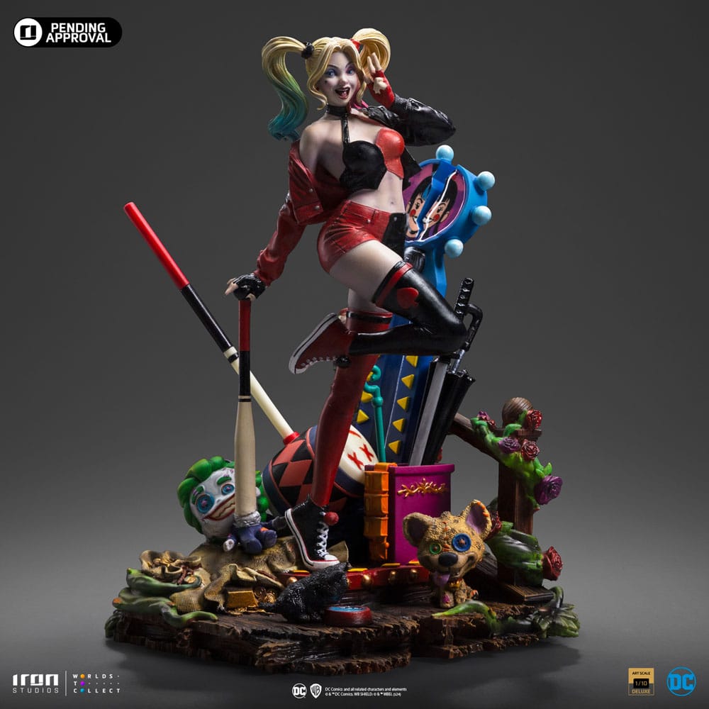 Iron Studios DC Comics Estatua 1/10 Deluxe Art Scale Harley Quinn (Gotham City Sirens) 22 cm