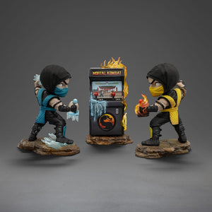 IRON STUDIOS Mortal Kombat Minifiguras Mini Co. PVC Scorpion vs. Subzero Arcade Set 15 cm