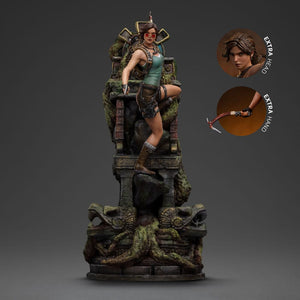 IRON STUDIOS Tomb Raider Estatua 1/10 Deluxe Art Scale Lara Croft 36 cm