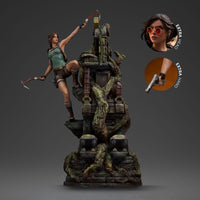 IRON STUDIOS Tomb Raider Estatua 1/10 Deluxe Art Scale Lara Croft 36 cm