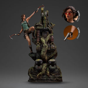 IRON STUDIOS Tomb Raider Estatua 1/10 Deluxe Art Scale Lara Croft 36 cm