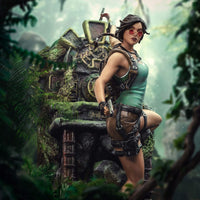 IRON STUDIOS Tomb Raider Estatua 1/10 Deluxe Art Scale Lara Croft 36 cm