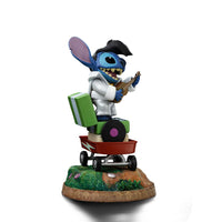 IRON STUDIOS Lilo & Stitch Estatua 1/10 Art Scale Stitch King of Rock 17 cm