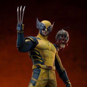 IRON STUDIOS Deadpool 3 Estatua 1/10 Art Scale Wolverine & Headpool 22 cm