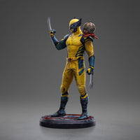 IRON STUDIOS Deadpool 3 Estatua 1/10 Art Scale Wolverine & Headpool 22 cm