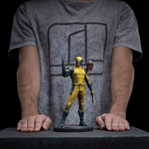 IRON STUDIOS Deadpool 3 Estatua 1/10 Art Scale Wolverine & Headpool 22 cm