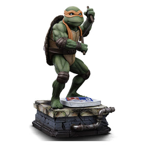 IRON STUDIOS Tortugas Ninja Estatua 1/10 Art Scale Michelangelo 19 cm