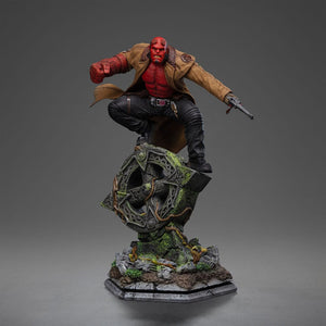 IRON STUDIOS Hellboy 2 Estatua 1/10 BDS Art Scale Hellboy 34 cm