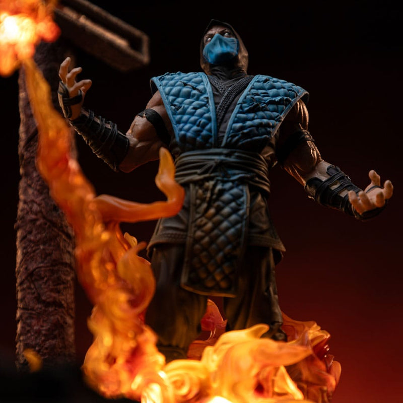 IRON STUDIOS Mortal Kombat Estatua 1/10 Deluxe Art Scale Scorpion Fatality 27 cm