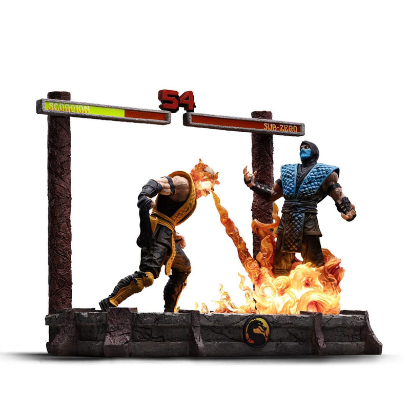 IRON STUDIOS Mortal Kombat Estatua 1/10 Deluxe Art Scale Scorpion Fatality 27 cm