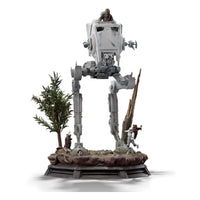 IRON STUDIOS Star Wars Estatua 1/20 Demi Art Scale AT-ST and Chewbacca 53 cm