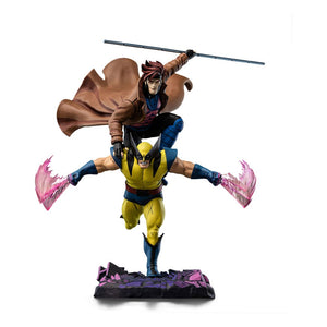 IRON STUDIOS Marvel Estatua 1/10 Deluxe Art Scale X-Men´97 Gambit & Wolverine 29 cm