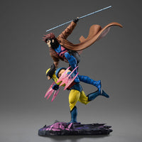 IRON STUDIOS Marvel Estatua 1/10 Deluxe Art Scale X-Men´97 Gambit & Wolverine 29 cm