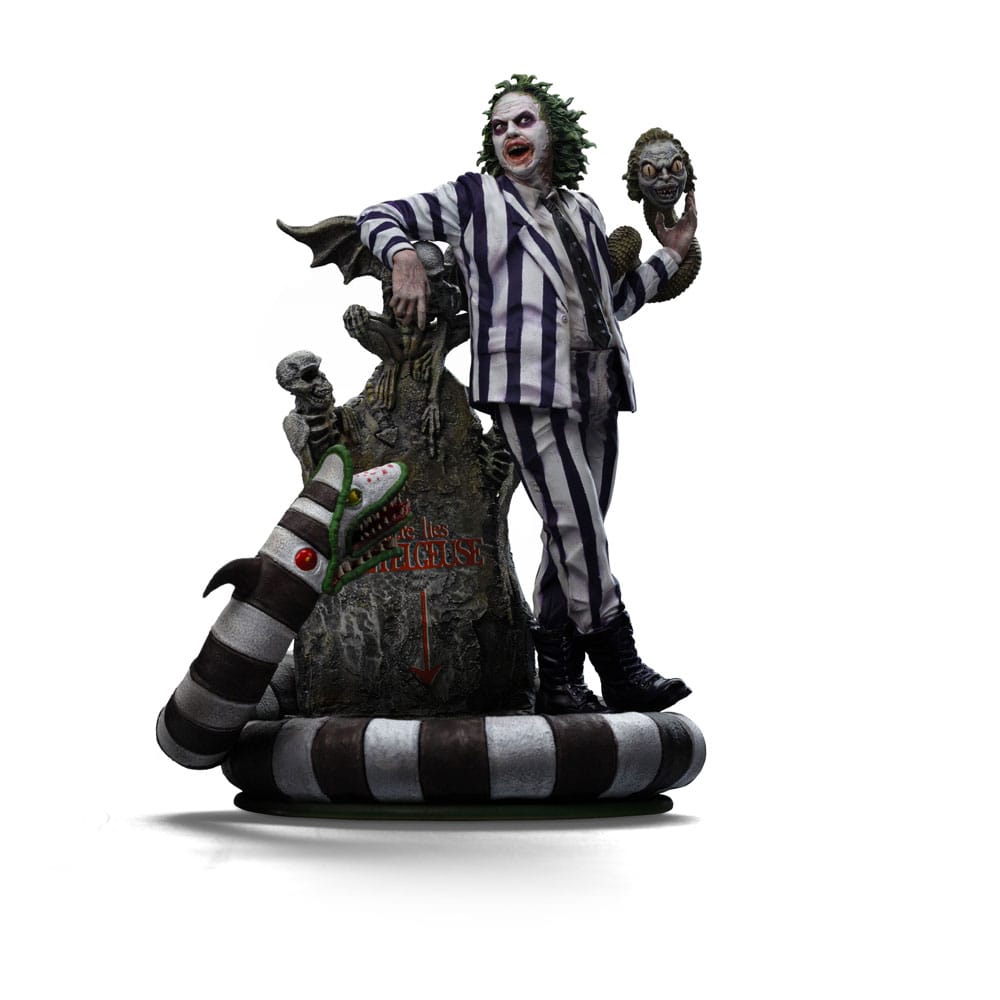 IRON STUDIOS Beetlejuice Estatua 1/10 Art Scale Beetlejuice 19 cm