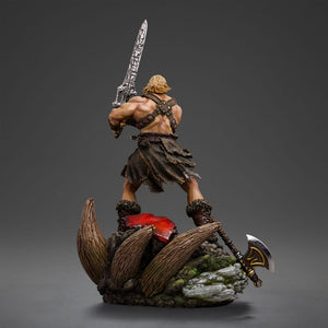 IRON STUDIOS Masters of the Universe Estatua 1/10 Deluxe Art Scale He-Man Unleashed 34 cm