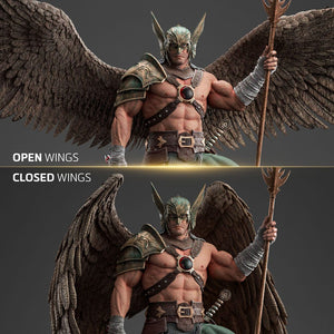 IRON STUDIOS DC Comics Estatua 1/10 Art Scale Hawkman 10th Anniversary 29 cm