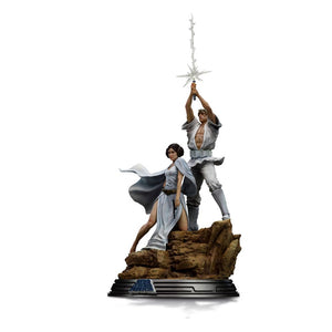 IRON STUDIOS Estatua 1/10 Deluxe Art Scale Luke and Leia 41 cm