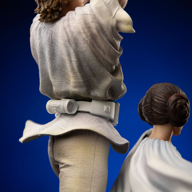 IRON STUDIOS Estatua 1/10 Deluxe Art Scale Luke and Leia 41 cm