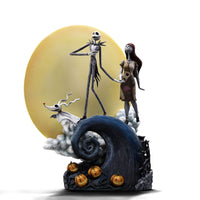 IRON STUDIOS Pesadilla antes de Navidad Estatua 1/10 Deluxe Art Scale Jack and Sally 39 cm