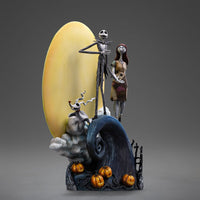 IRON STUDIOS Pesadilla antes de Navidad Estatua 1/10 Deluxe Art Scale Jack and Sally 39 cm