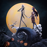 IRON STUDIOS Pesadilla antes de Navidad Estatua 1/10 Deluxe Art Scale Jack and Sally 39 cm