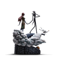 IRON STUDIOS Pesadilla antes de Navidad Estatua 1/10 Deluxe Art Scale Jack and Sally 39 cm