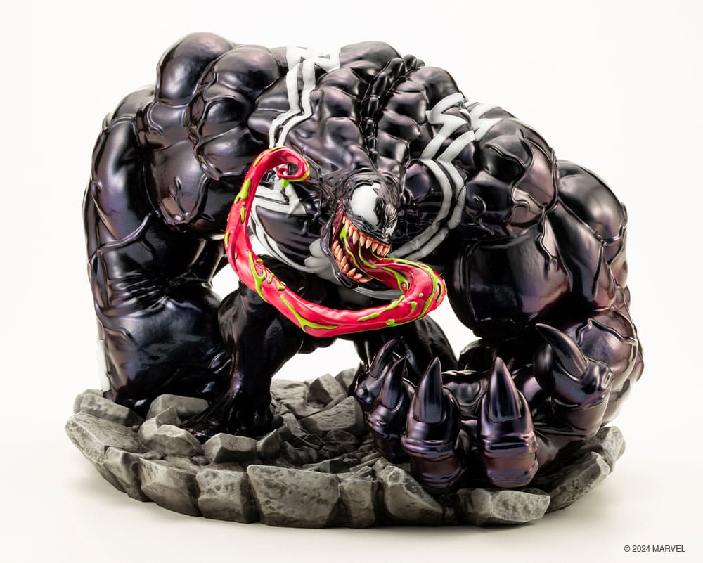 KOTOBUKIYA Marvel Estatua 1/6 PVC ARTFX Artist Series Venom Armed & Dangerous 22 cm