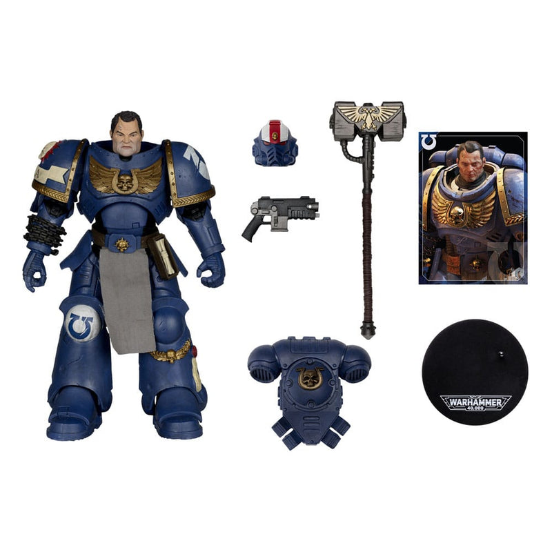 MCFARLANE TOYS Warhammer 40,000 Figura Ultramarines: Lieutenant Titus 18 cm