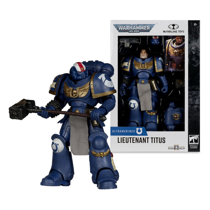 MCFARLANE TOYS Warhammer 40,000 Figura Ultramarines: Lieutenant Titus 18 cm