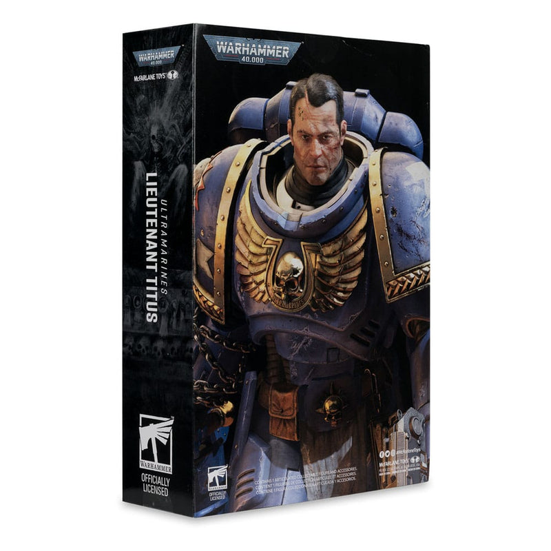 MCFARLANE TOYS Warhammer 40,000 Figura Ultramarines: Lieutenant Titus 18 cm