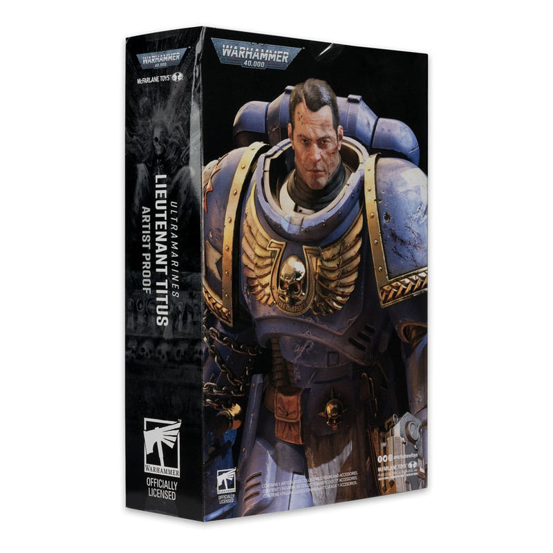 MCFARLANE TOYS Warhammer 40,000 Figura Ultramarines: Lieutenant Titus (Artist Proof) 18 cm