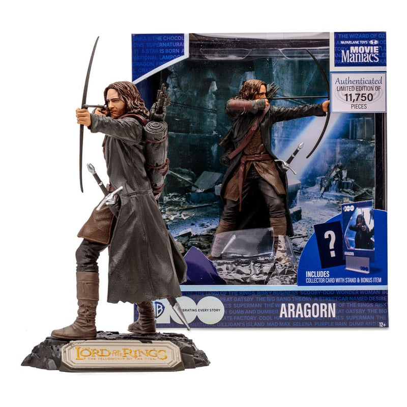 McFarlane Toys Lord of the Rings Figura Movie Maniacs Aragorn 15 cm