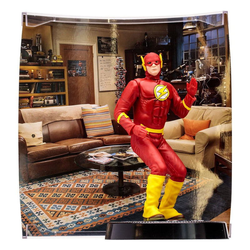 McFarlane Toys Big Bang Figura Movie Maniacs Sheldon Cooper as The Flash 15 cm