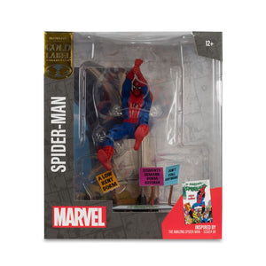 MCFARLANE TOYS Marvel Collection Estatua PVC 1/10 Spider-Man & Scene Gold Label (The Amazing Spider-Man #68) 15 cm