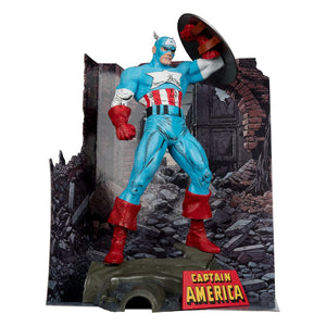 MCFARLANE TOYS Marvel PVC Estatua PVC 1/6 Captain America (The Amazing Spider-Man #323) 28 cm