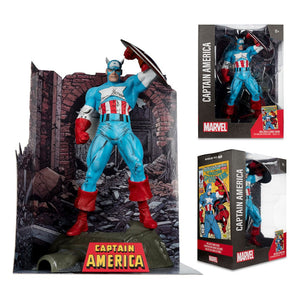 MCFARLANE TOYS Marvel PVC Estatua PVC 1/6 Captain America (The Amazing Spider-Man #323) 28 cm