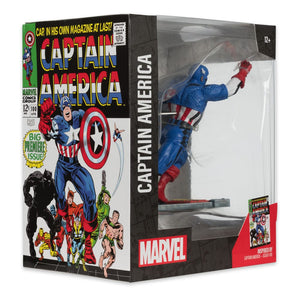 MCFARLANE TOYS Marvel Collection Estatua PVC 1/10 Captain America (Captain America #100) 12 cm