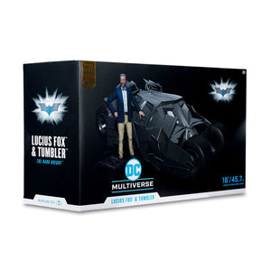 McFarlane Toys DC Multiverse Vehículo Tumbler with Lucuis Fox (The Dark Knight) (Gold Label)