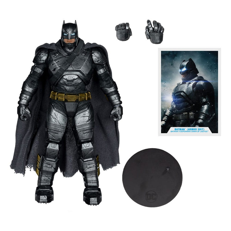 McFARLANE TOYS Batman v Superman: El amanecer de la justicia DC Multiverse Figura Batman (Armor Suit) 19 cm