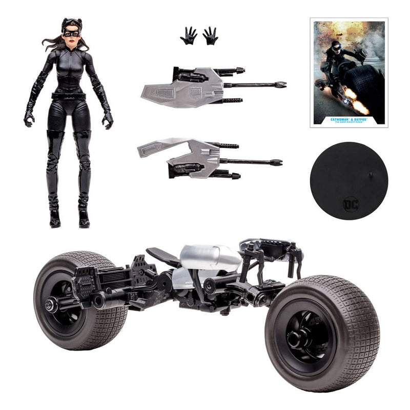 McFarlane Toys DC Multiverse Vehículo Batpod with Catwoman (The Dark Knight Rises)