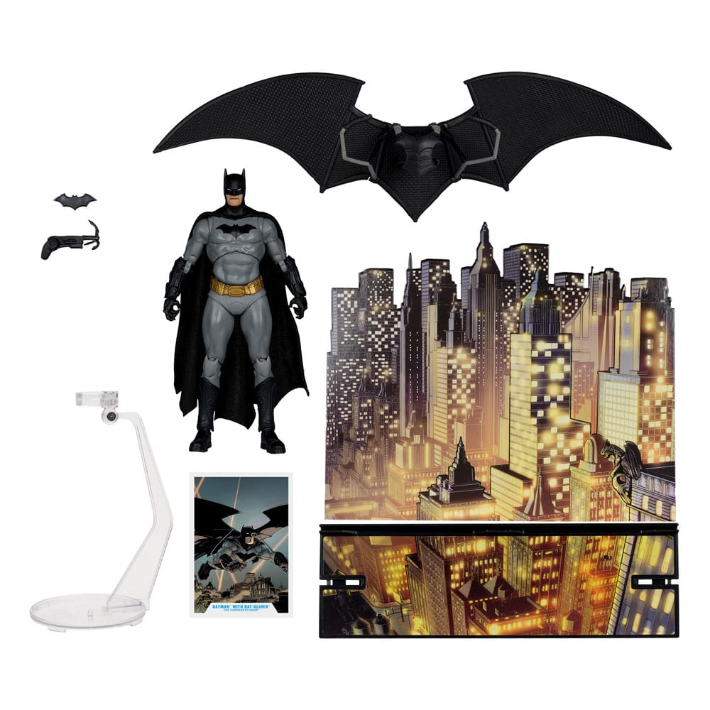 McFARLANE TOYS DC Multiverse Figura Batman with Bat-Glider (The Thirteenth Hour) (Gold Label) 18 cm Figuras DC Comics