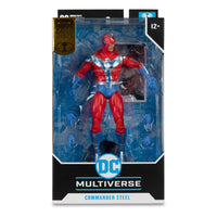 McFARLANE TOYS DC Multiverse Figura Commander Steel (JSA) (Gold Label) 18 cm