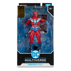 McFARLANE TOYS DC Multiverse Figura Commander Steel (JSA) (Gold Label) 18 cm