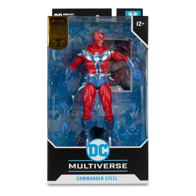 McFARLANE TOYS DC Multiverse Figura Commander Steel (JSA) (Gold Label) 18 cm